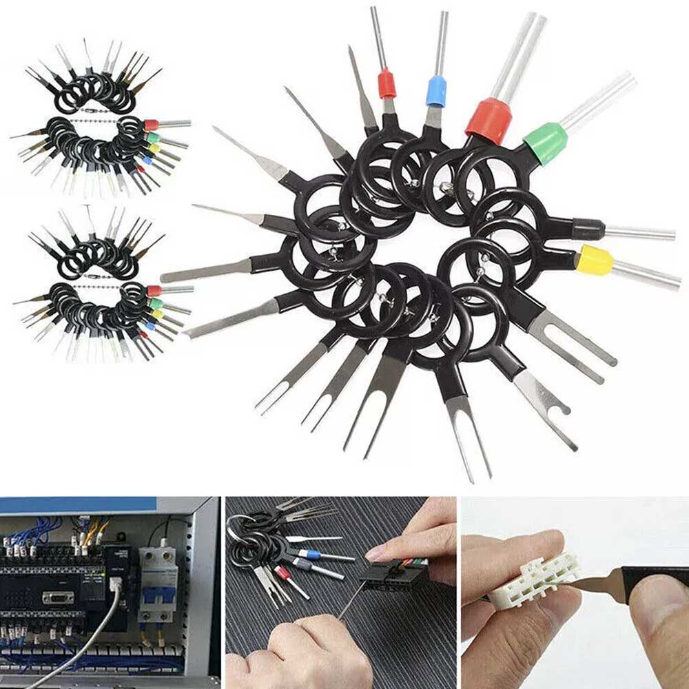 70Pcs Set Pin Ejector Wire Kit Extractor Auto Terminal Removal Connector Tool