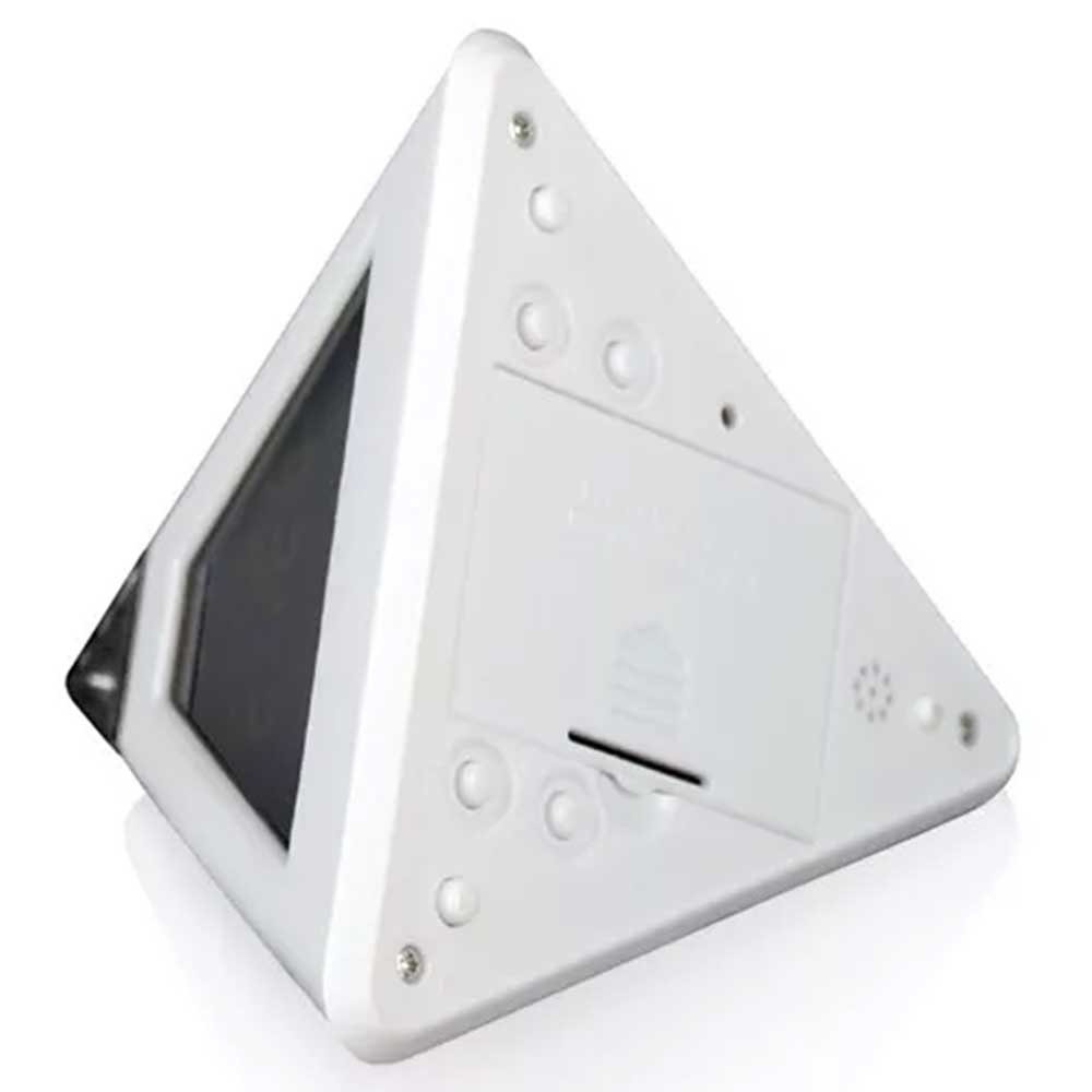Pyramid LED Color Changing Alarm Clock Triangle Colorful Alarm Clock Gift