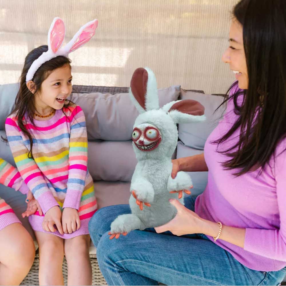 Crazy Bunny Plush Stuffed Doll Toy Cartoon Horro Halloween Party Scary Easter