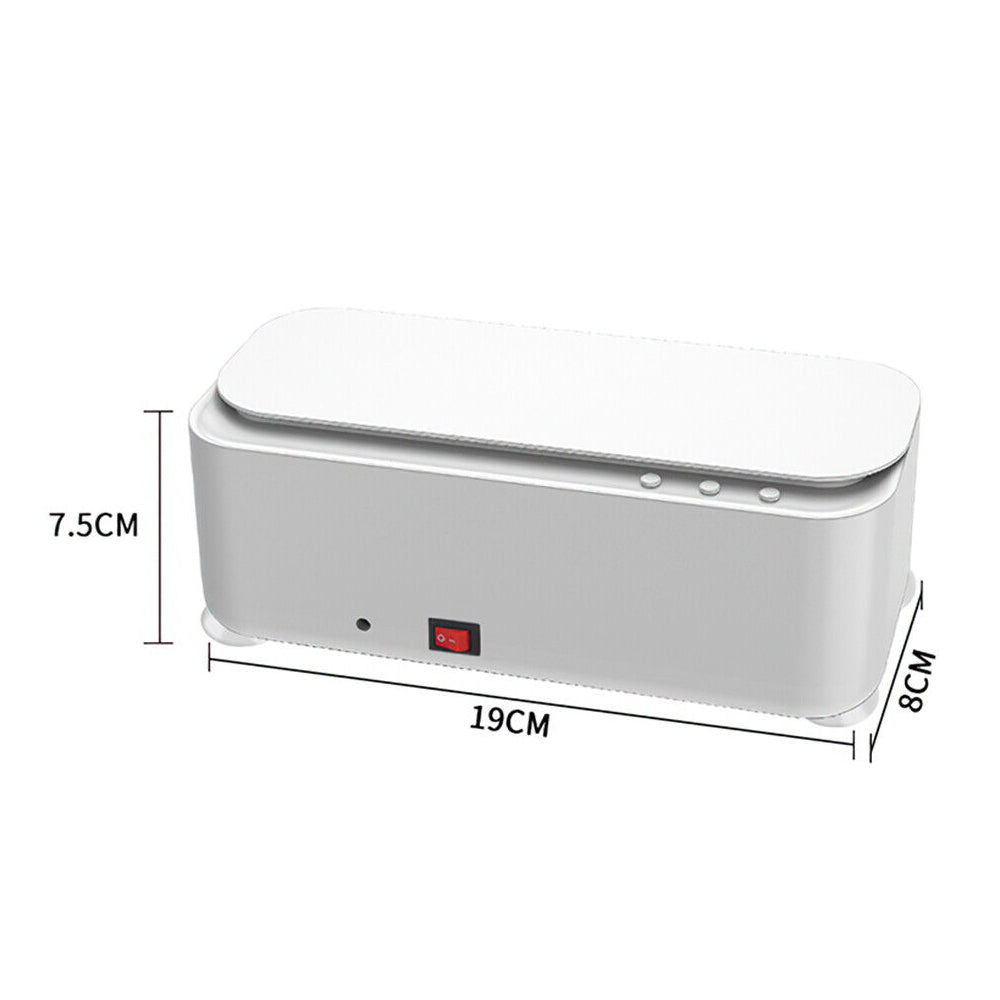 Ultrasonic Cleaner Steel Sonic Wave Tank Glasses Watch Jewellery Cleaning
