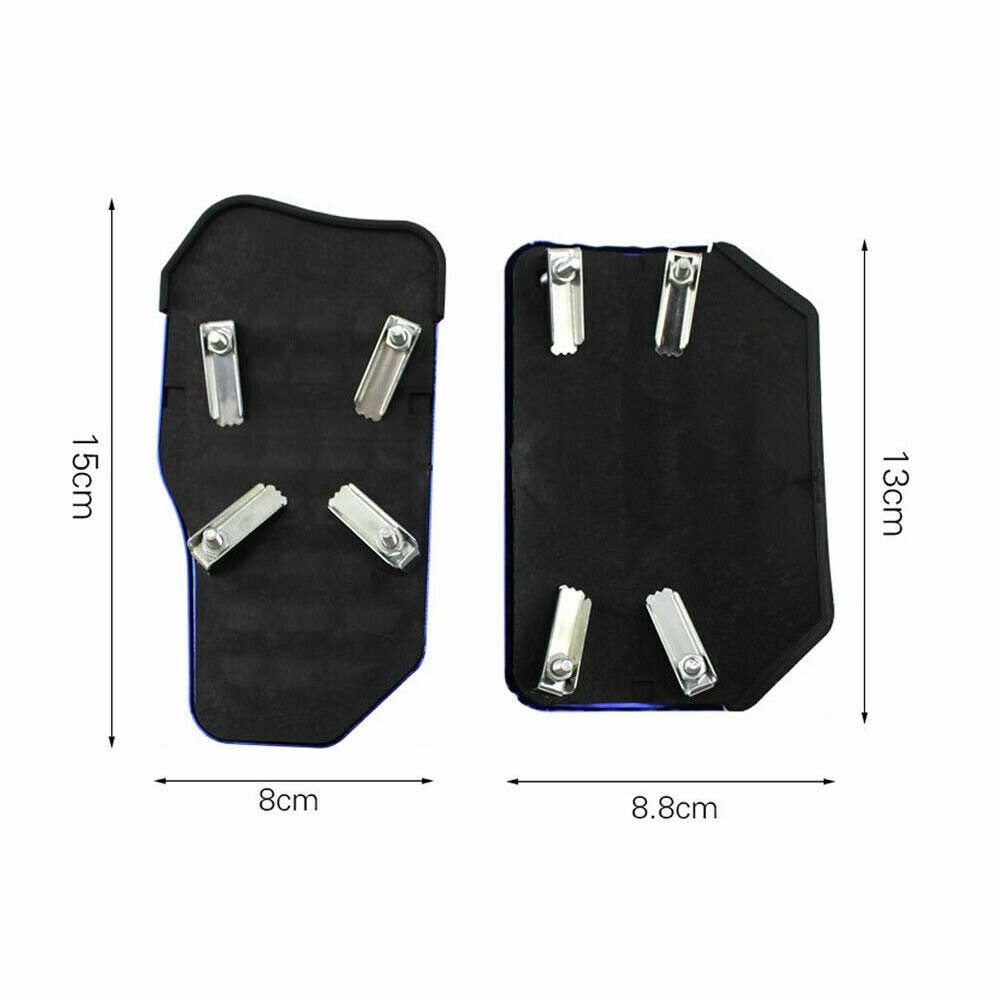 2PCS Car Non-Slip Automatic Gas Brake Foot Pedals Pad Cover AcceleratBlue