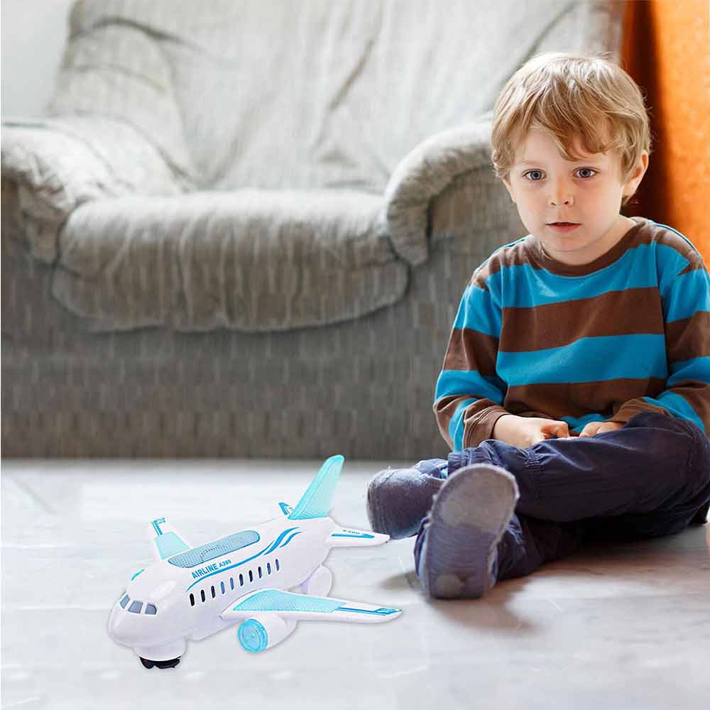 Simulation Plane Toy Models Kids Airplane Model Toy with Music Sounds Kids Gift