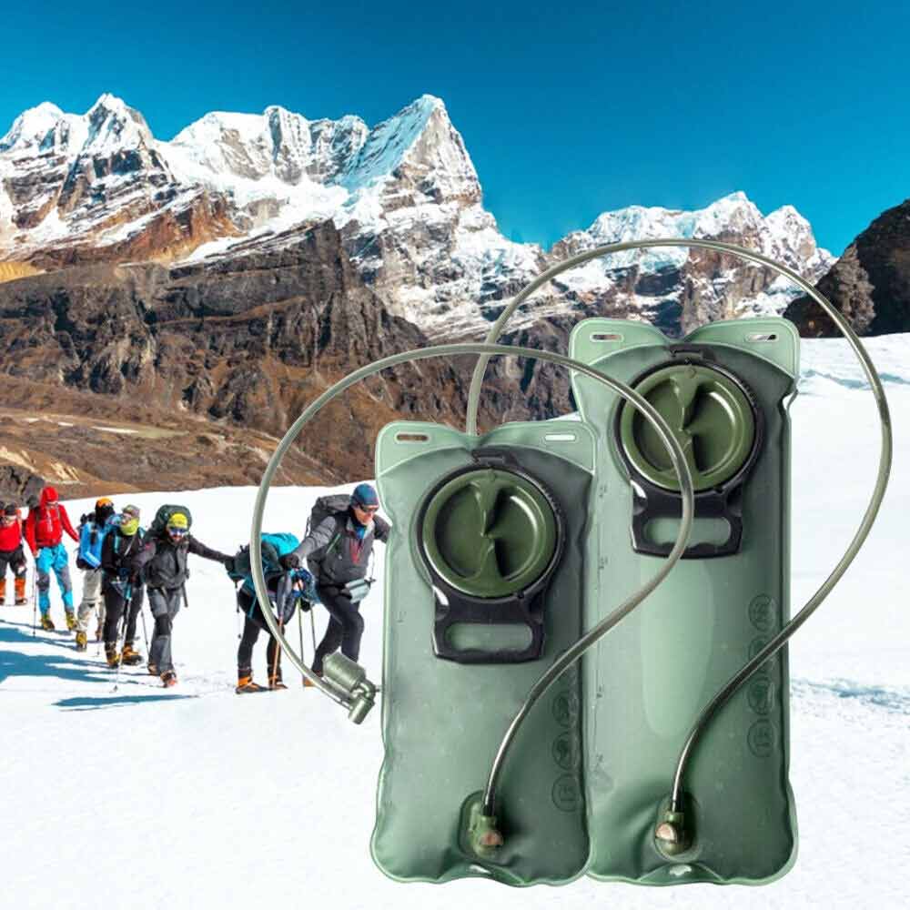 2/3L Water Bladder Bag Hydration System Camping Hiking Cycling Backpack