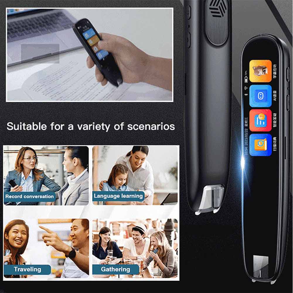 Smart Scan Translation Pen Text Reading Pen 110+ Voice Language TranslatorDevice
