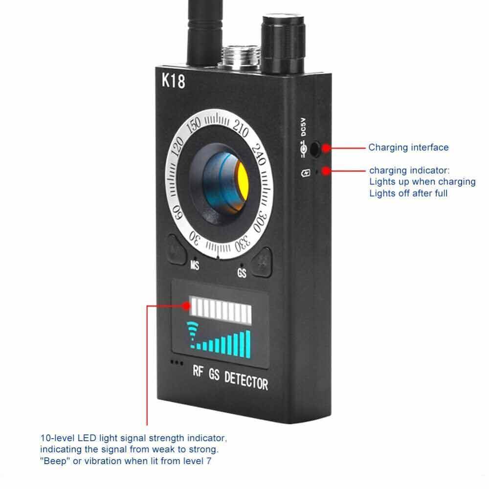 Security Bug GPS Detector RF Signal Camera GSM Audio Finder Scan Monitor Device