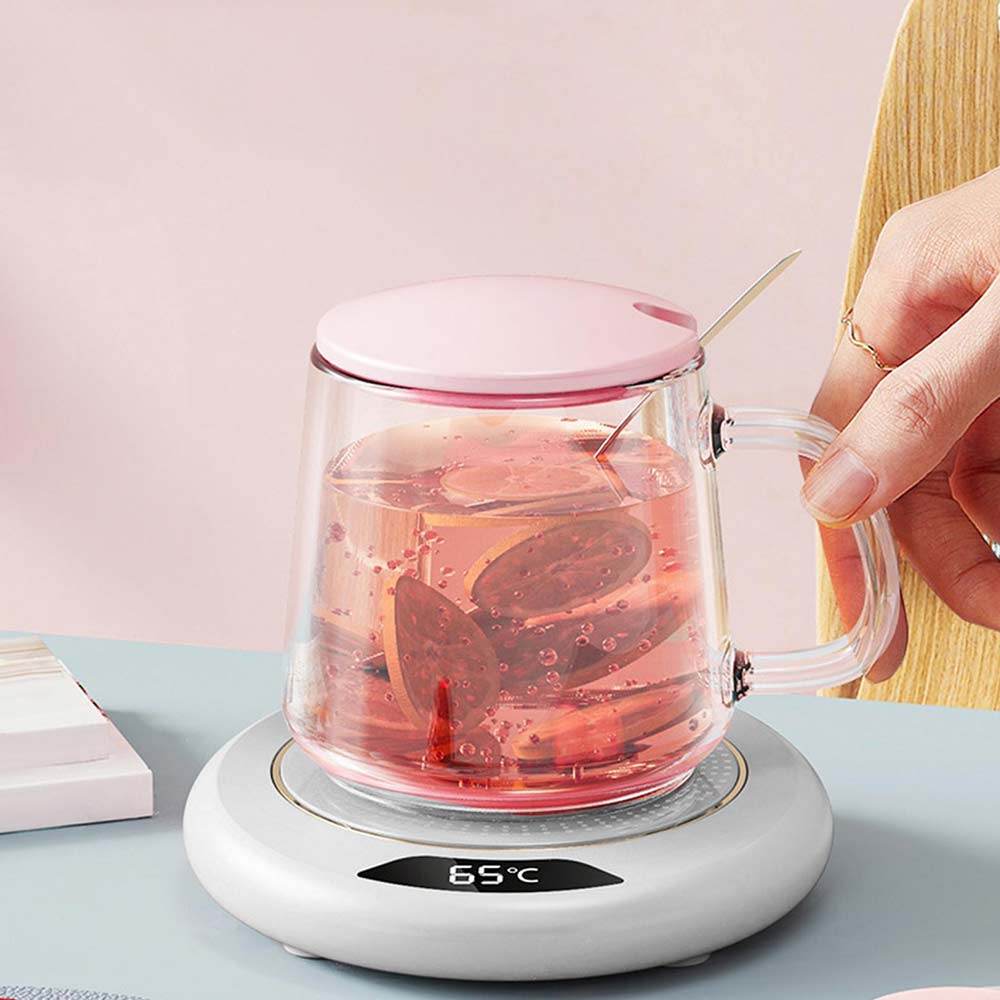 USB Heating Coaster Warmer Smart Electric Milk Coffee Tea Mug Cup Heater Mat Pad