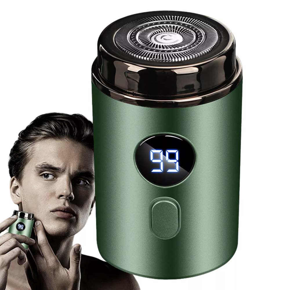 Mini-Shave Electric Razor For Men USB Rechargeable Portable With Digital Display