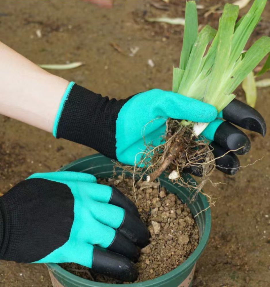 Gardening Gloves with Claws – Anti-Slip Waterproof Wear Resistant for Planting