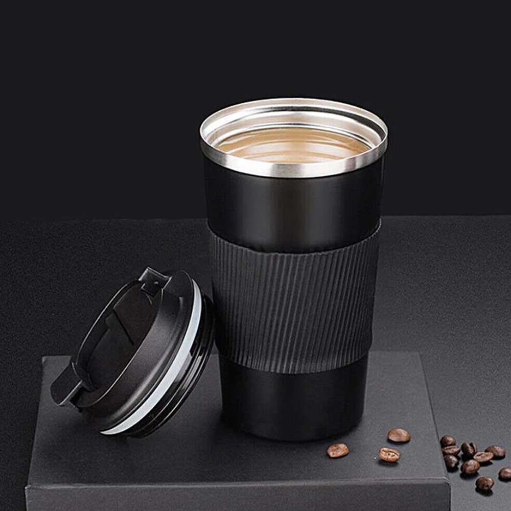 510ml Stainless Steel Travel Mug - Insulated Thermos for Coffee & Tea