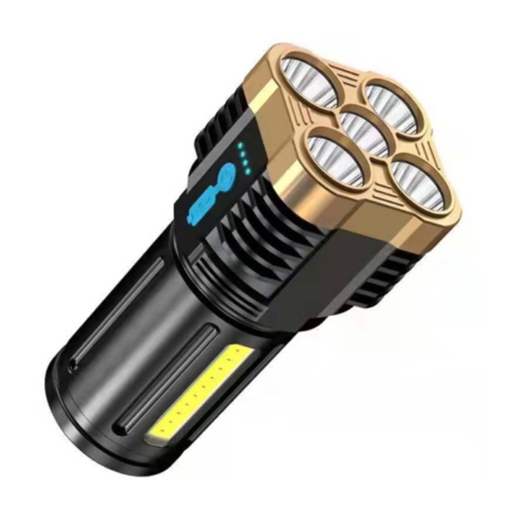 Rechargeable Portable LED COB Torchlight SPOTLIGHT Waterproof Torch Light