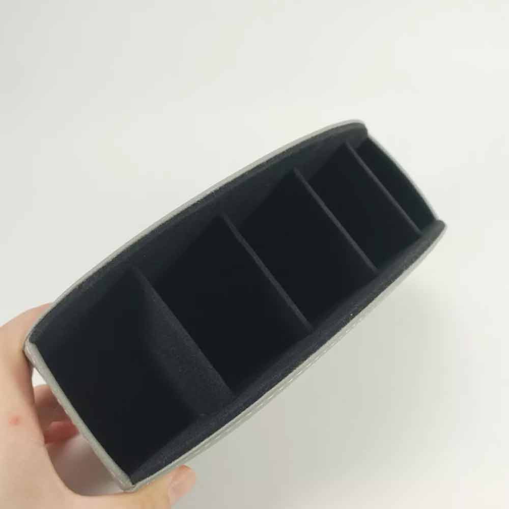 TV Remote Control Holder Table Storage Box 5 Grid Desktop Tidy Organizer Case