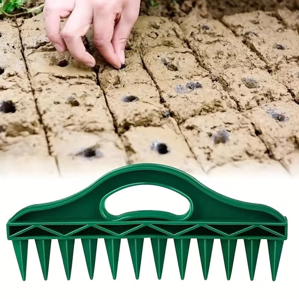 3PCS Hand Dibber Set - Garden Hole Punch Tool for Sowing Seeds & Planting