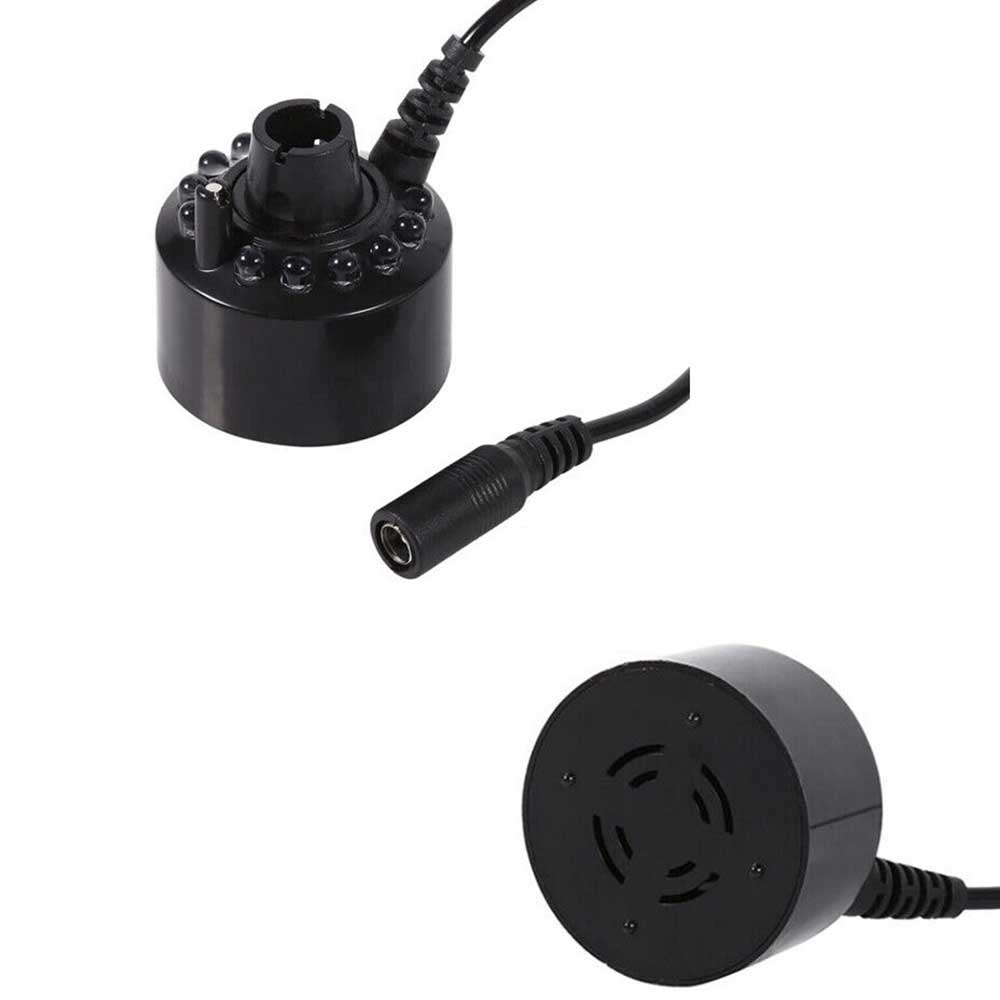 Air Humidifier Ultrasonic Mist Maker Fogger Water Fountain Pond Atomizer 12 LED