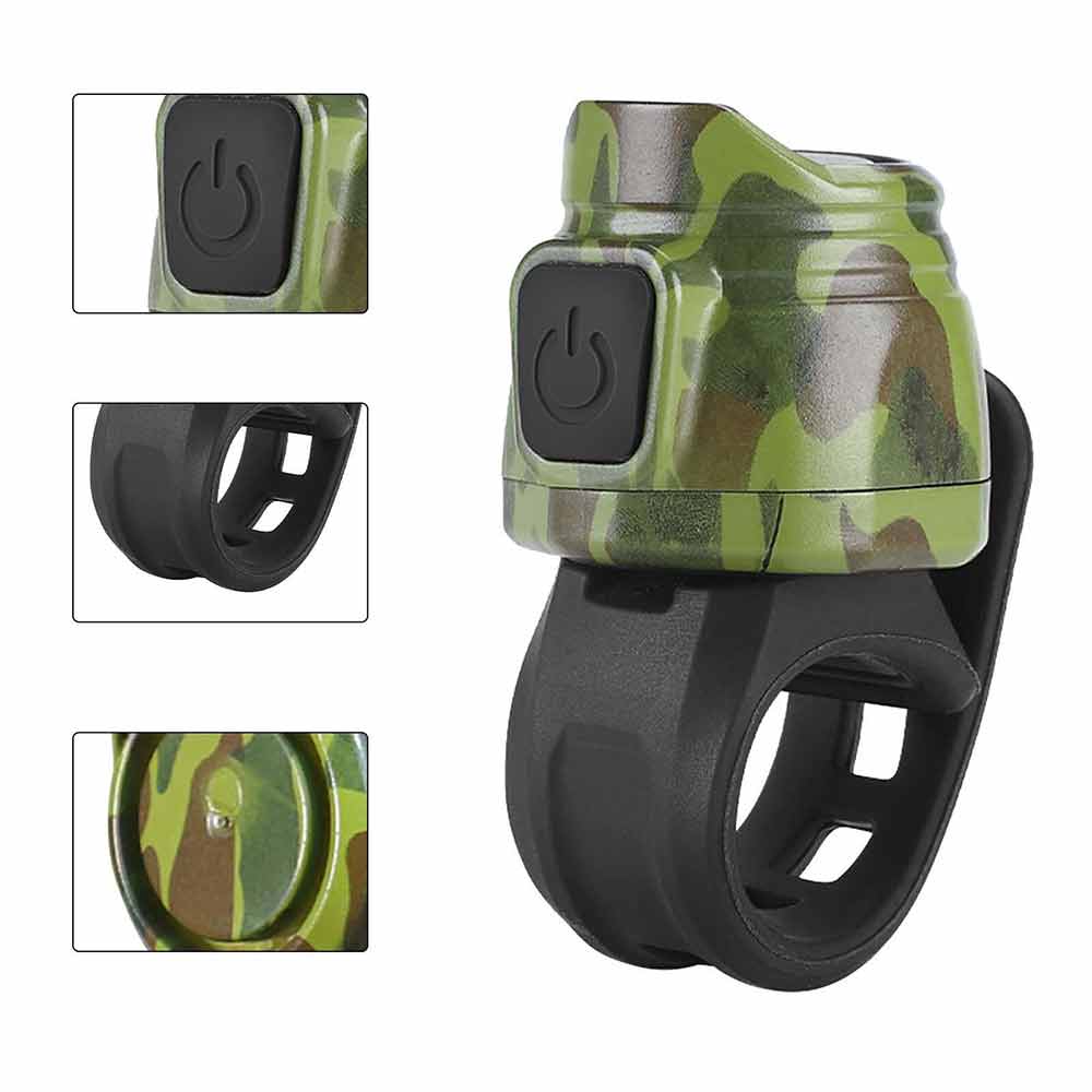 Bike Bell Riding Electric Horn Road Bike  Warning Ring USB Charging