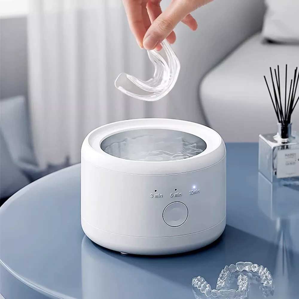 Portable Ultrasonic Jewelry Cleaner 45KHz Ultrasonic Retainer Cleaning Machine