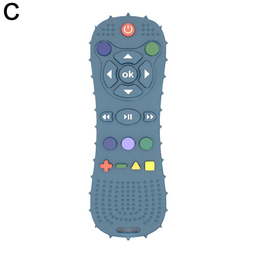 Baby Teething Toy TV Remote Control Shape Chew Toys Teether Silicone Soothe Toy