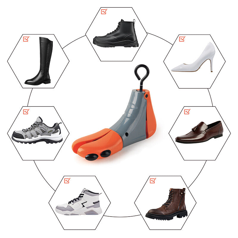 Portable Shoe & Boot Tree Shaper – Adjustable High-Top Shoes Stretcher for Men & Women