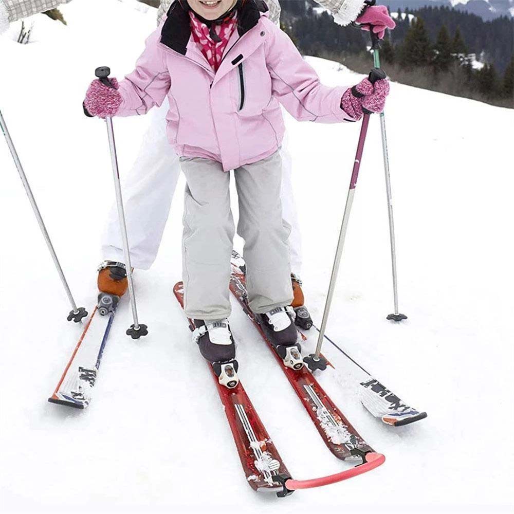 Snowboard Tip Connector Ski Training Aids Children Adult Skiing Wedge Aid