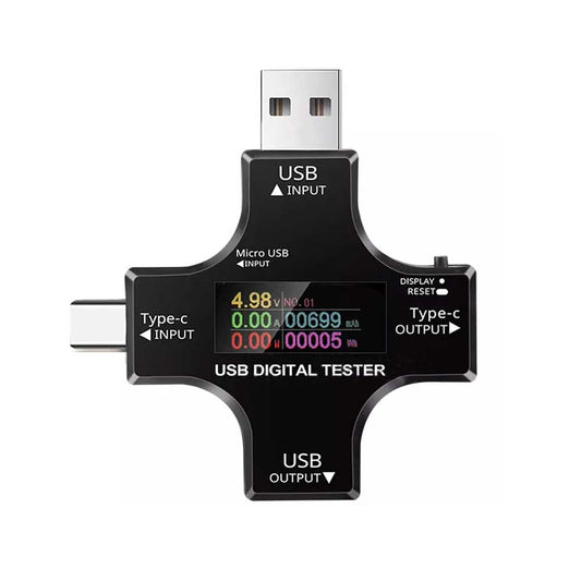 USB C Tester Type-C PD Digital Voltage Current Power Meter Detector QC3.0 PD3.1