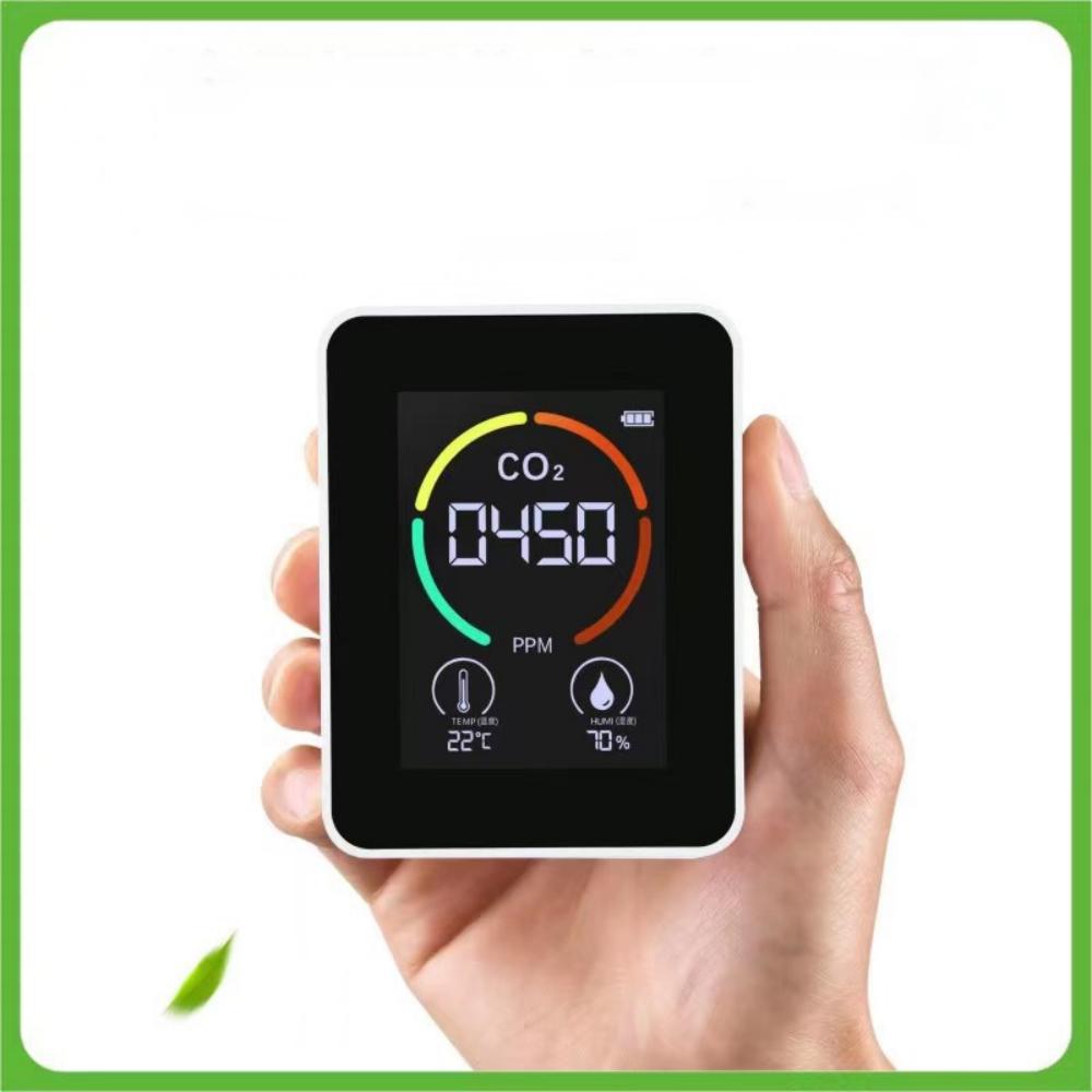 3in1 Portable Carbon Dioxide Detector with LCD Digital Temp Humidity CO2 Meter