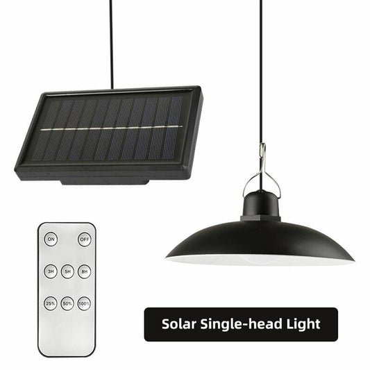 Solar Power Light Outdoor Hanging Pendant Garden Yard Tent  Remote Control