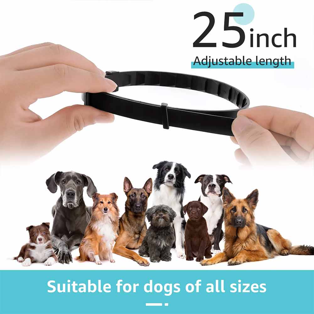 4-Pack Dog & Cat Calming Collars – 60-Day Pheromone Relief for Anxiety, Travel & Storm Stress