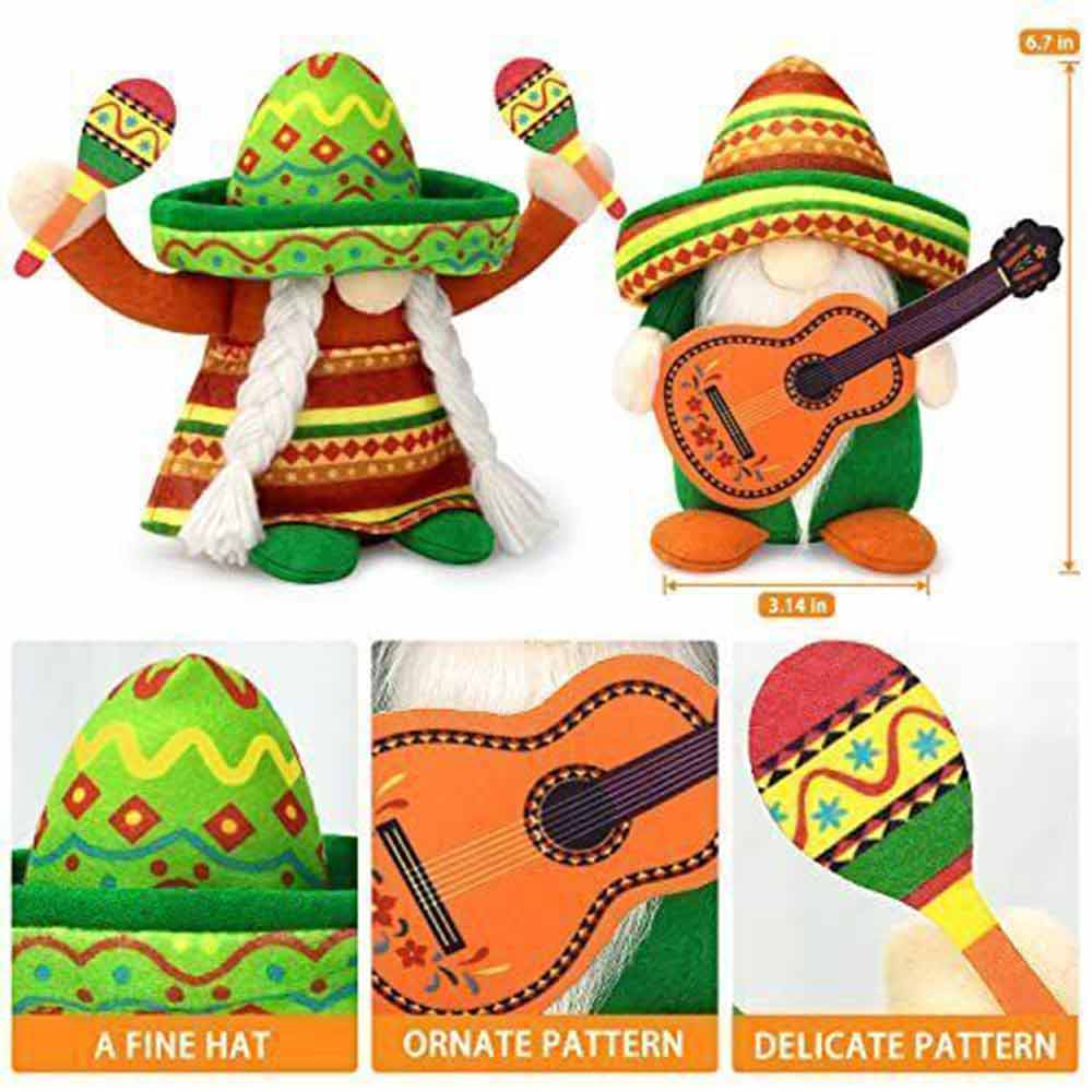 Mexican Taco Tuesday Plush Mexican Decor Home Party Kitchen Layering Xmas Gift