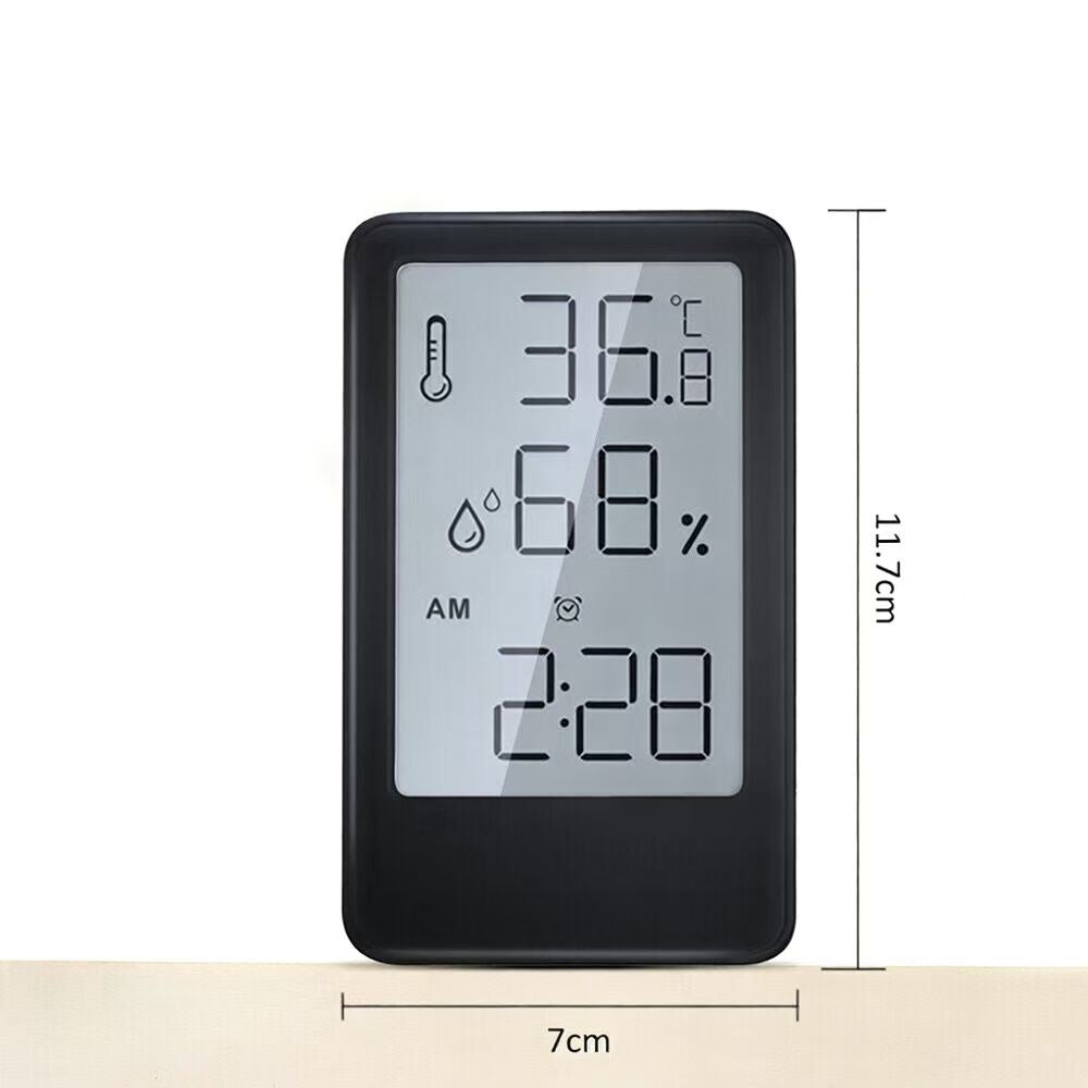 Multifunctional Electronic Alarm Clock – Indoor Digital Thermometer & Hygrometer