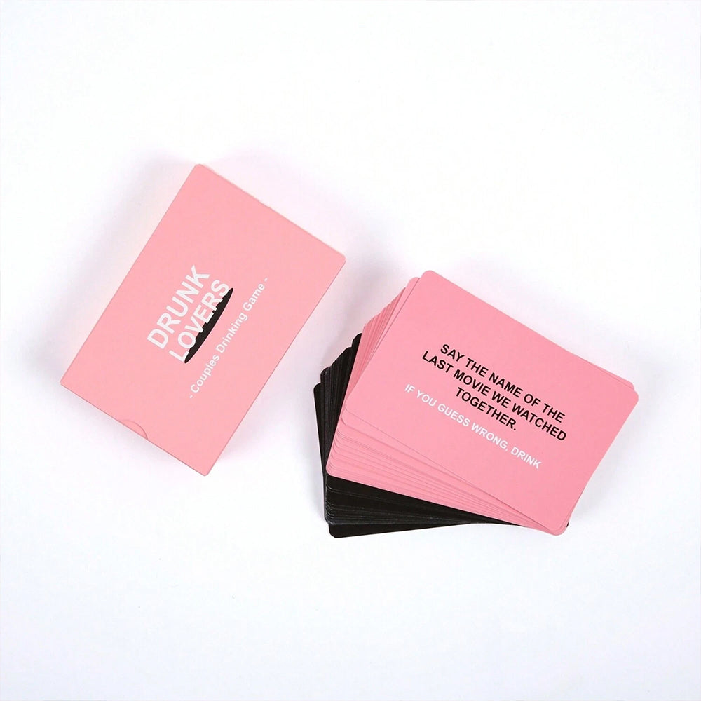 Drunk Lovers Card Game - Couples Drinking Game Deck for Date Nights