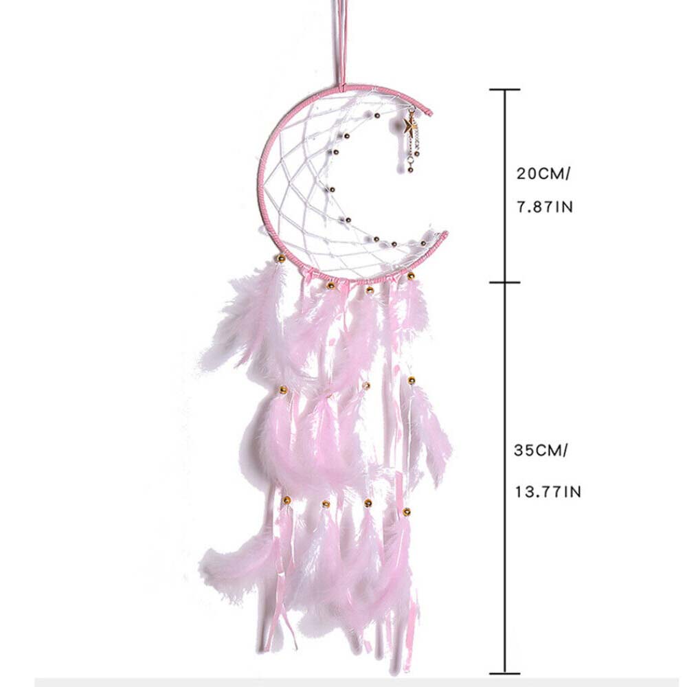 Dream Catcher LED Light Up Dreamcatcher Feather Kids Bedroom Hanging Decor DIY