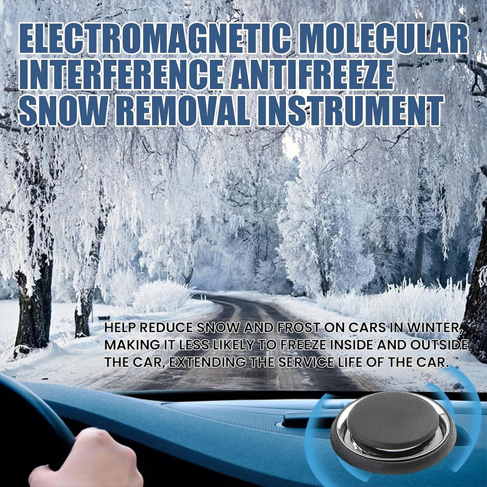 1X Electromagnetic Car Snow Removal Tool - Solar Defroster & Ice Melting Deicer