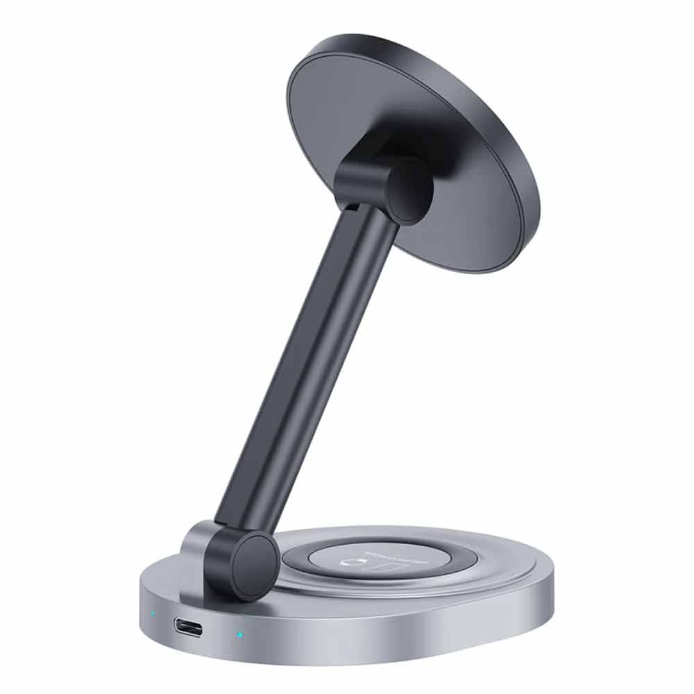 Magnetic Wireless Charger Stand For iPhone 15 14 13 12 Pro Max Magsafe Charger