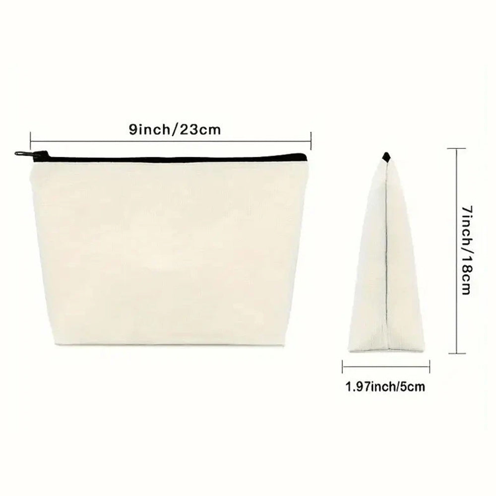 Emergency Snack Storage Bag – Portable Canvas Pouch with Zip Fastening for Hiking, Travel & Daily Organizing