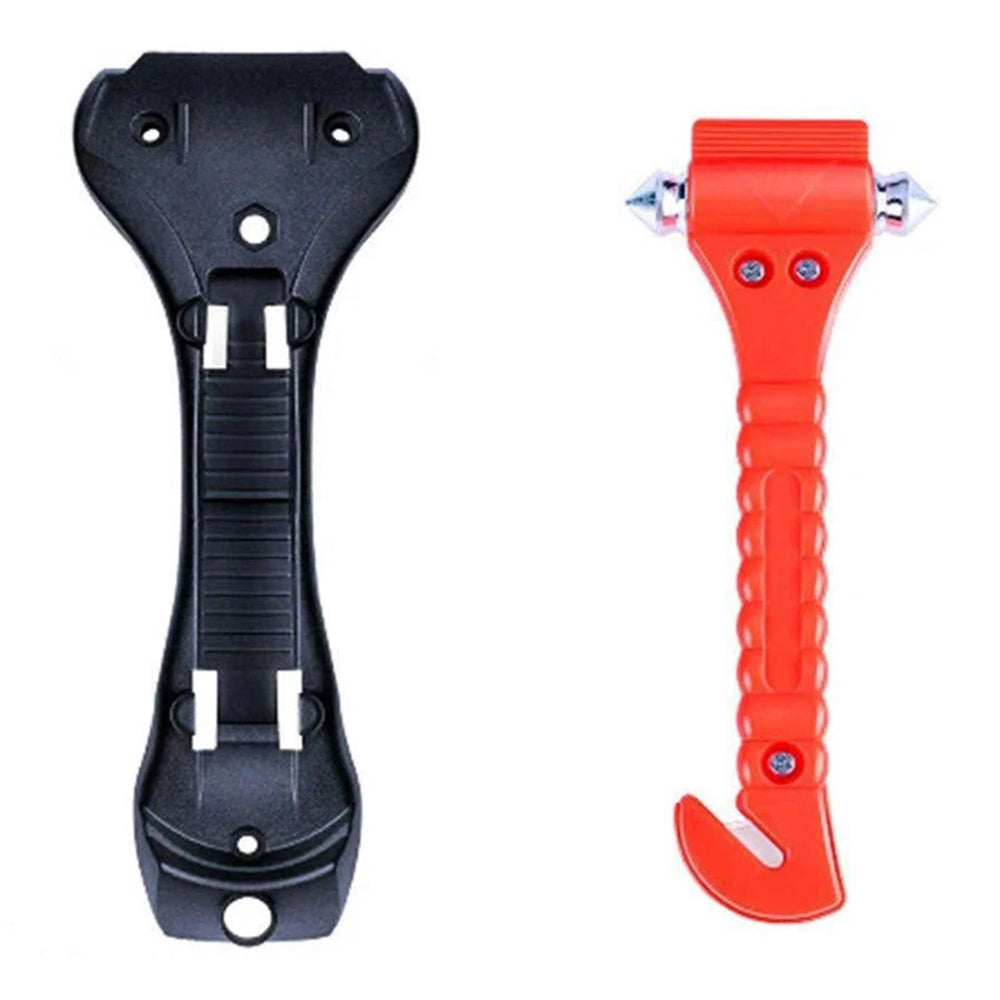 4-Pack Emergency Hammer – Car Window Breaker & Seatbelt Cutter Escape Tool