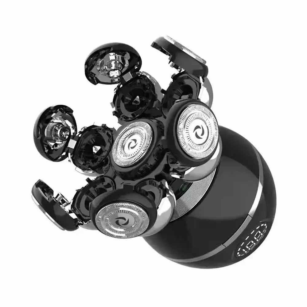 Mens 7 Blade Razor Replacement Shaving Heads Floating Washable Electric 7D Shave