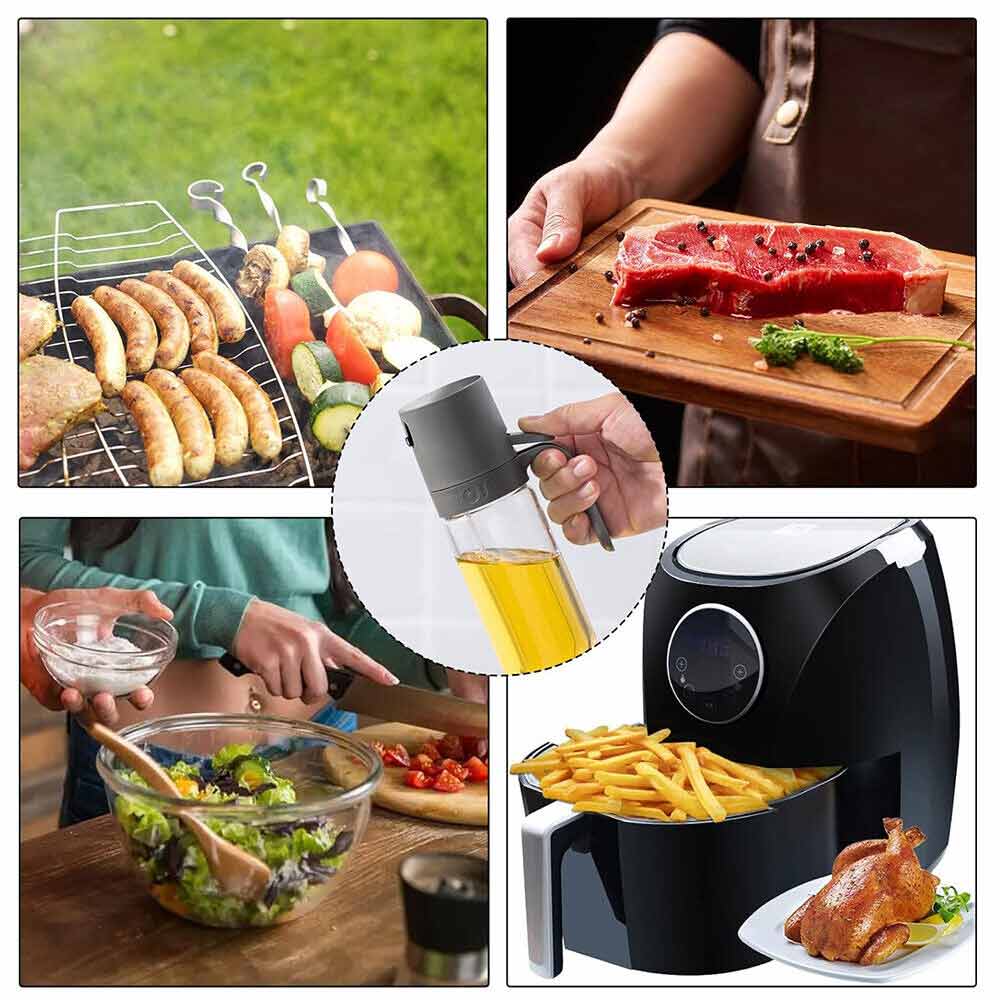 250ml Olive Oil Sprayer Dispenser Mister Cooking Baking BBQ Spray Bottle Kitchen