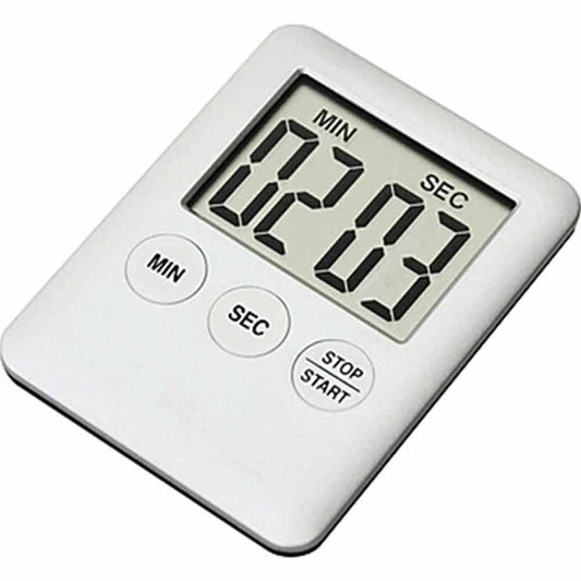 Large LCD Kitchen Cooking Digital Timer – Count Down/Up Clock with Loud Alarm & Magnetic Backing