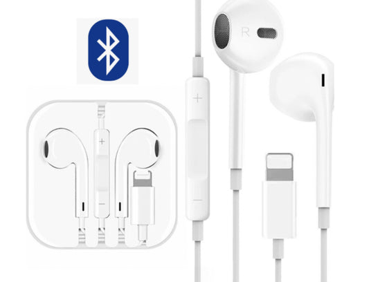 For iPad iPhone X 7 8 11 12 13 14 Pro Max Wired Bluetooth Earphones Headphone