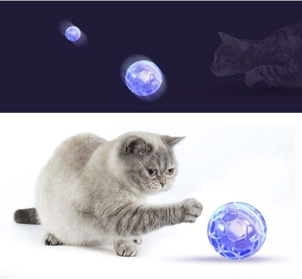 3x Ghost Hunting Motion Light Up Balls Flash Paranormal Equipment Pet Toy Motion