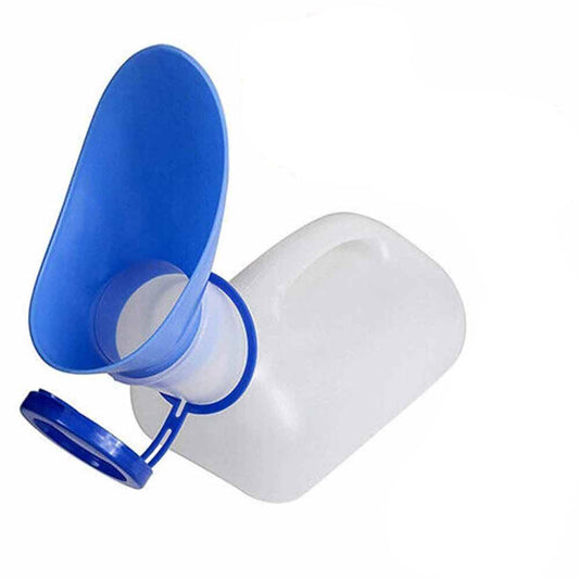 1000ML Urine Pee Bottle Long Neck Incontinence Container for Men Spill proof Lid