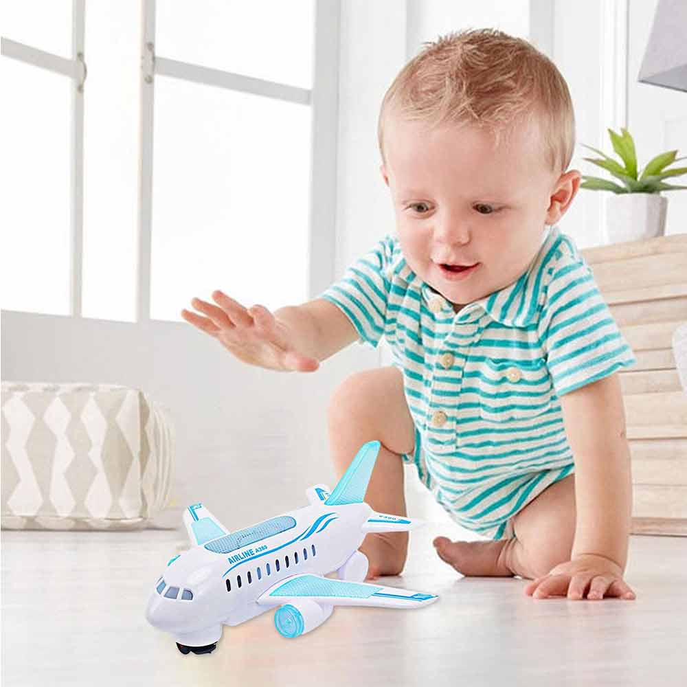 Simulation Plane Toy Models Kids Airplane Model Toy with Music Sounds Kids Gift