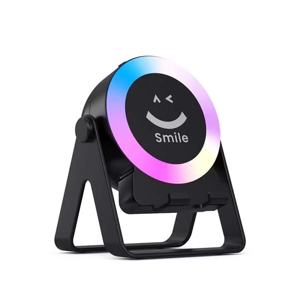 4-in-1 Wireless Induction Bluetooth Speaker - Rechargeable Phone Stand with Light