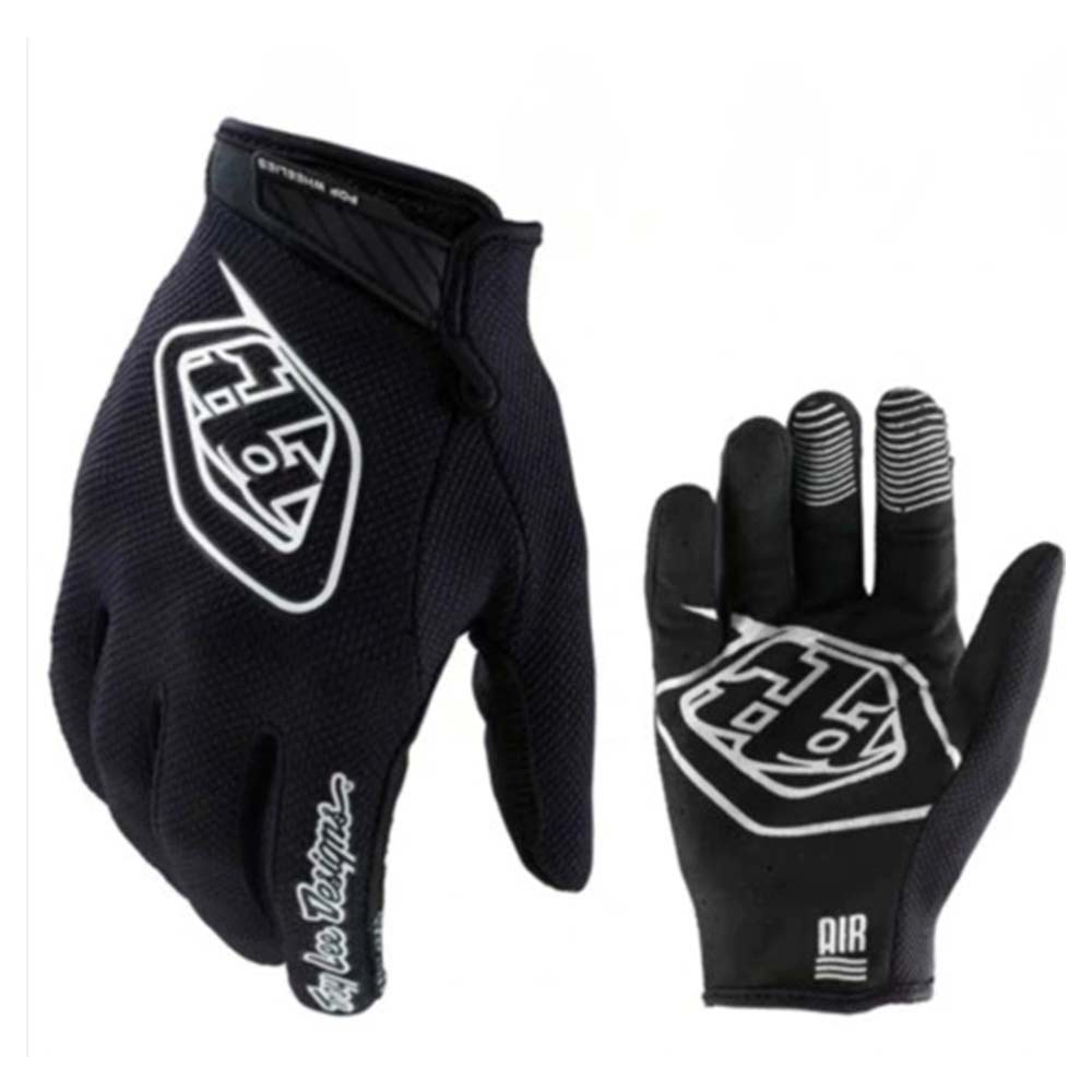 Air Gloves for Men – Black Motocross MX ATV Adult Riding Gloves  Breathable & Durable