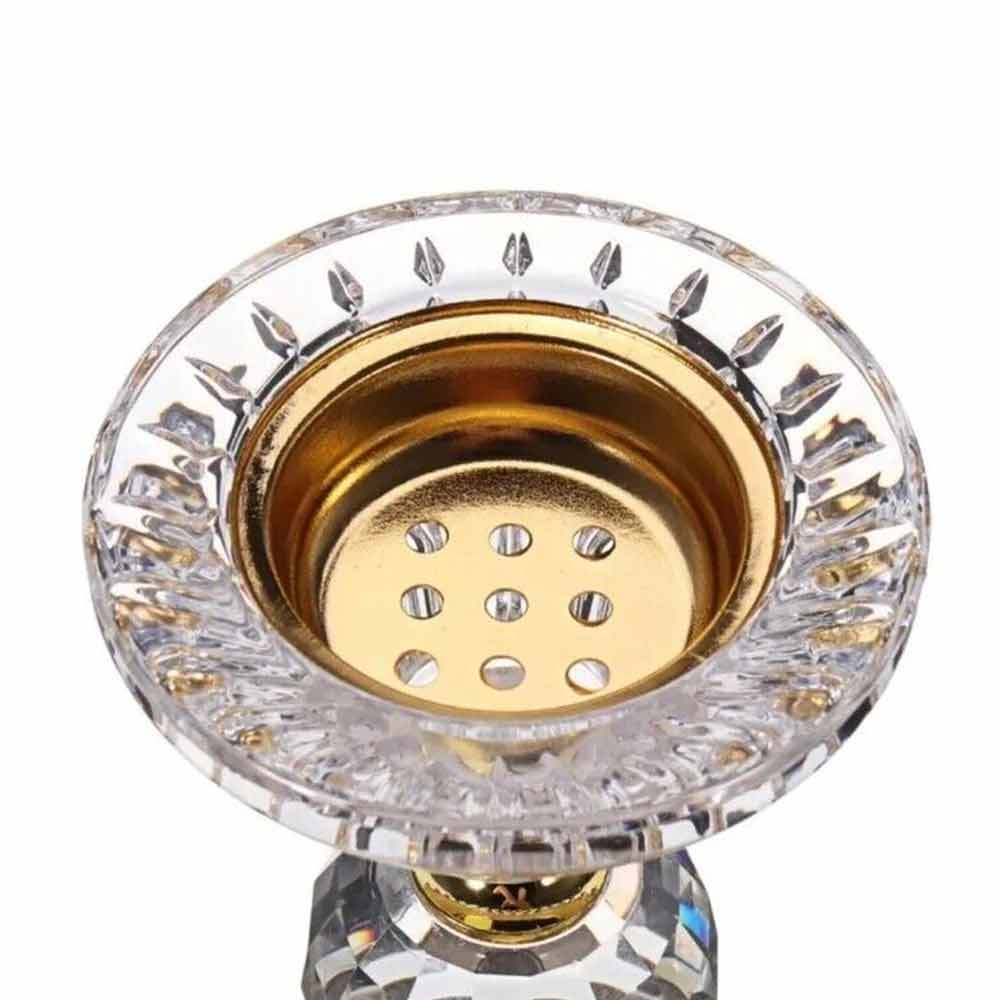 Glass Bakhoor Burner Arabian Incense Traditional Mabkhara Oud Burner Decor Gift