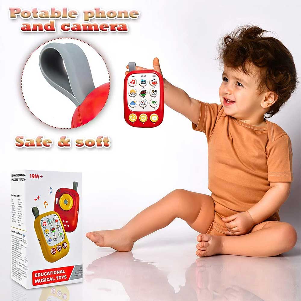 Educational Camera Toy Phone Animal Sounds Music Lights Toddlers Mobile Toy
