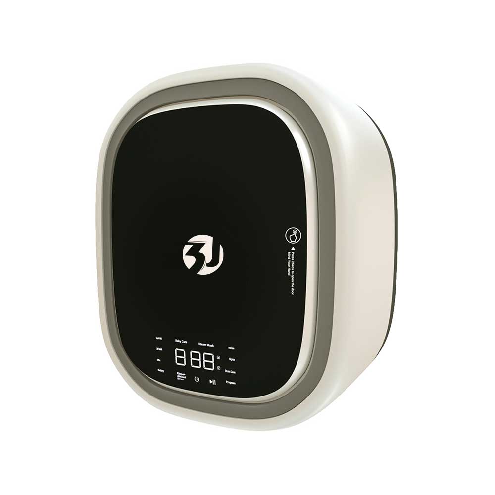 2.5kg Wall Mounted Washing Machine with Touch Screen - Compact Laundry Solution for RV & Caravan