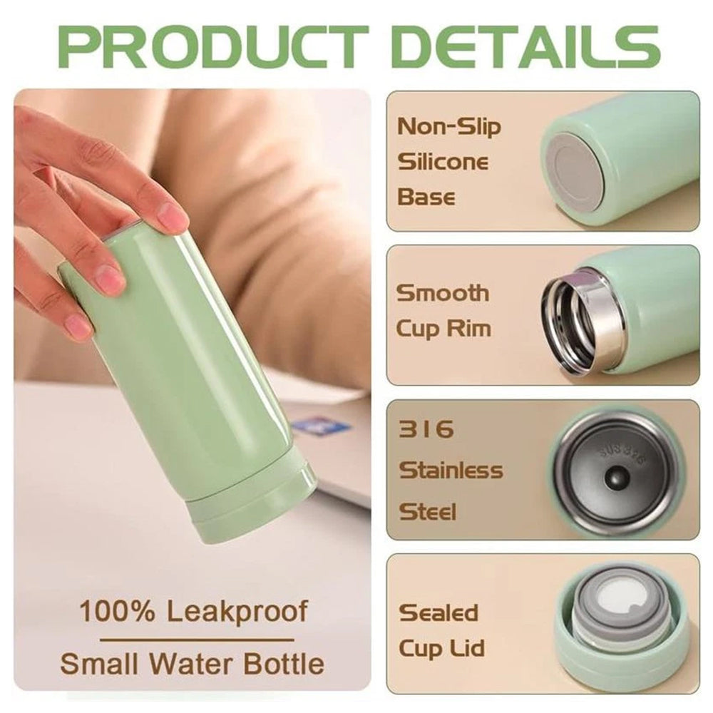 200ml Mini Coffee Vacuum Flask – Thermos Stainless Steel Drink Water Bottle