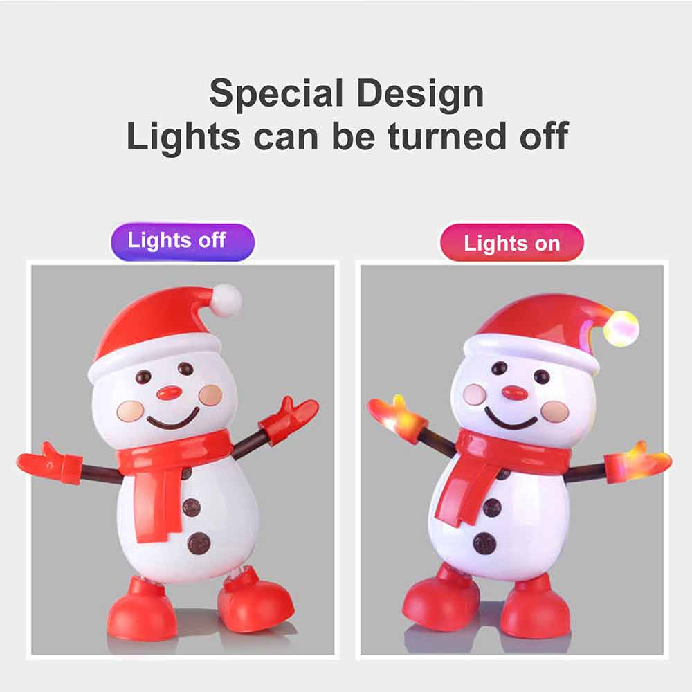 Musical Dancing Toy Electric Dance Snowman Xmas Christmas Decor Toys Gift Kids