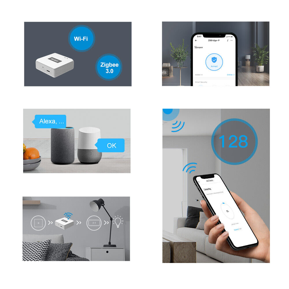 SONOFF Zigbee 3.0 Bridge Pro Smart Gateway Wi-Fi & Zigbee Dual-protocol Support
