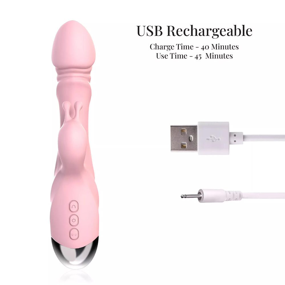 Rabbit Vibrator Sex Toys Strong Vibrating G Spot Stimulator Dildo for Women